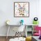 Stupell Industries Flower Power Bunny Floating Frame, design by Tina LeCour